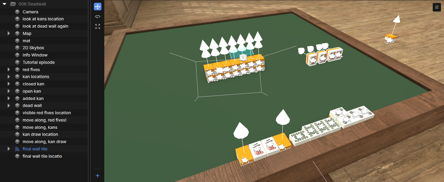 A screenshot of a tutorial scene in the editor, showing tiles out of bounds of the camera.